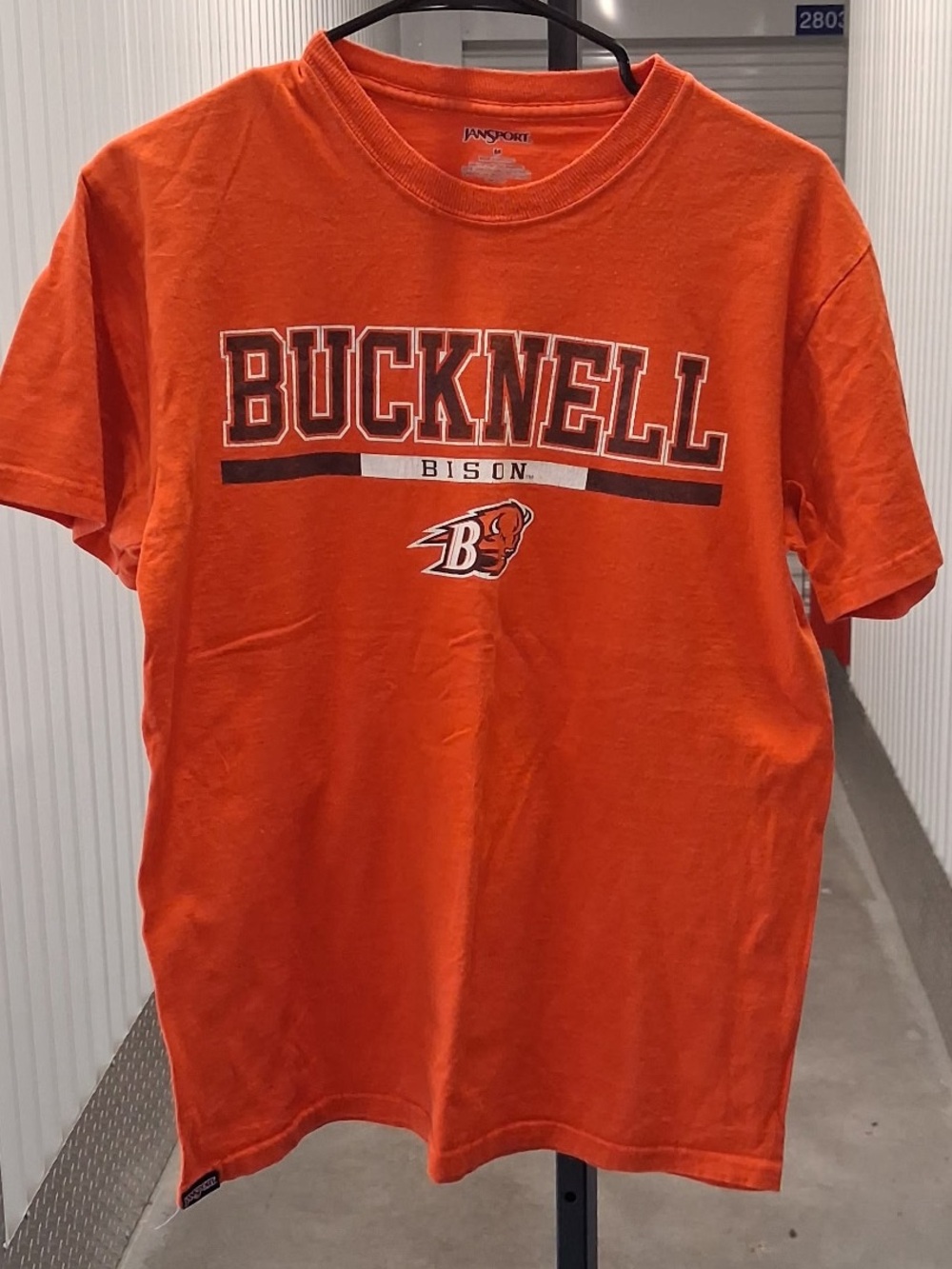 Jansport Orange Bucknell Bison Short Sleeve Tee